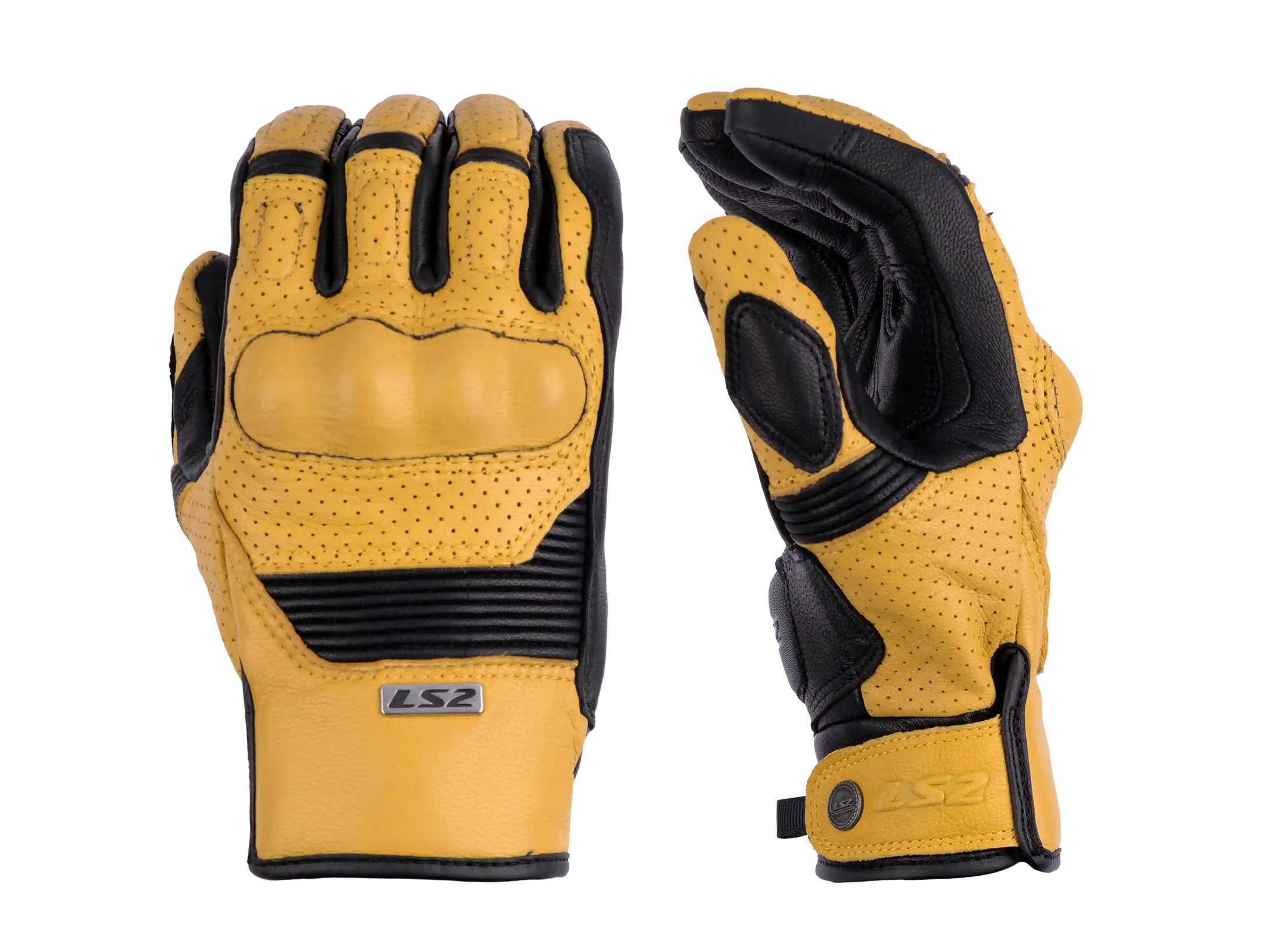 GUANTES LS2 HOMBRE DUSTER MOSTAZA